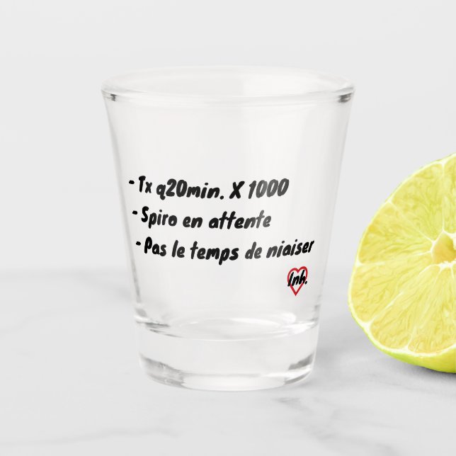 Verre A Shot Spiro en attente (Devant)