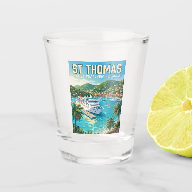 Verre A Shot St. Thomas Îles Vierges américaines (Devant)