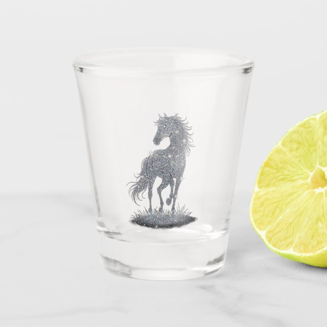 Verre A Shot  Stallion shot glass (Devant)