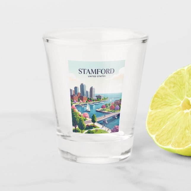 Verre A Shot Stamford Connecticut (Devant)