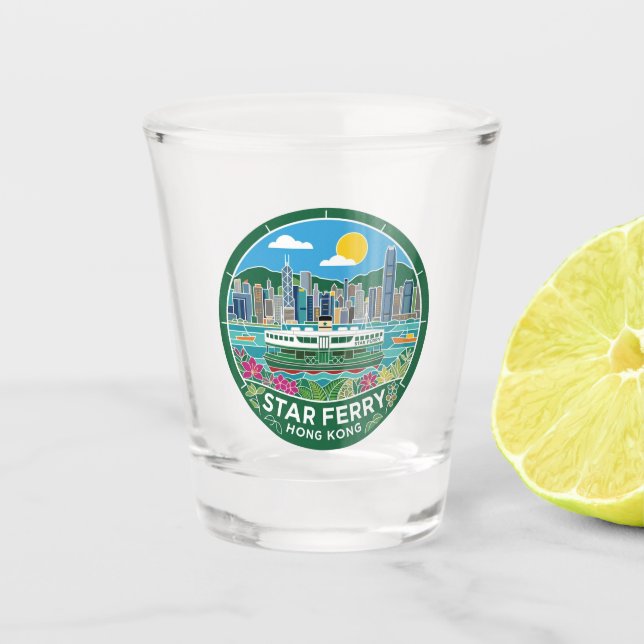 Verre A Shot Star Ferry Hong Kong (Devant)