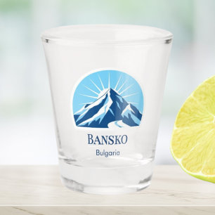 Verre A Shot Station de ski Bansko Bulgarie souvenir