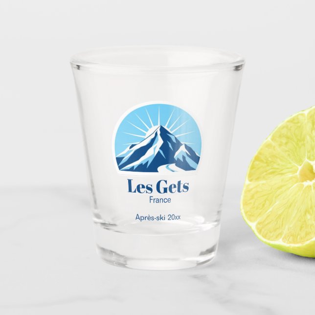 Verre A Shot Station de ski Les Gets France   (Devant)
