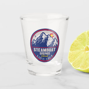 Verre A Shot Steamboat Springs Colorado Mountain Ski Randonnée