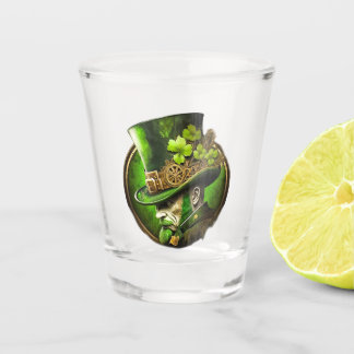 Verre A Shot Steampunk Mécanique Haut Chapeau Saint-Patrick Hom