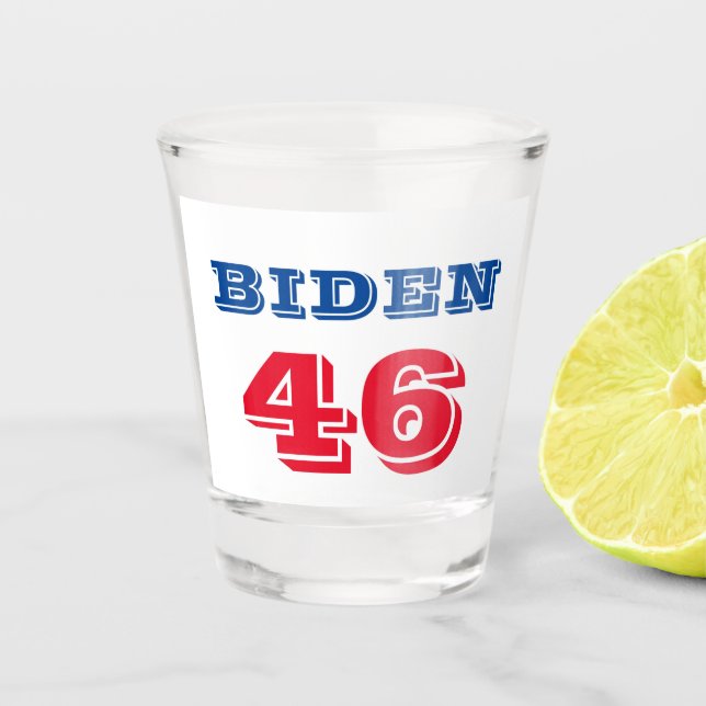 Verre A Shot Style Biden 46 (Devant)