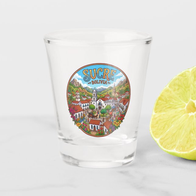 Verre A Shot Sucre Bolivie (Devant)