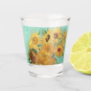 Verre A Shot Sunflowers Vincent van Gogh