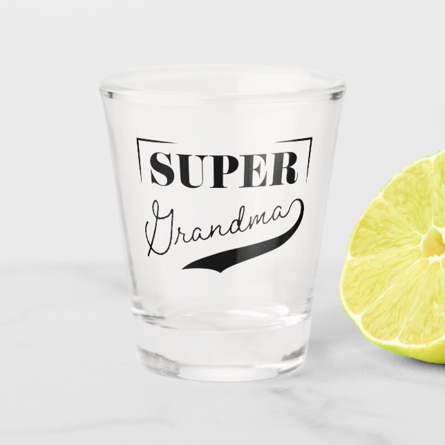 Verre A Shot Super grand-mère (Devant)