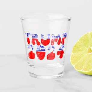 Verre A Shot Super Trump 2024 patriotique