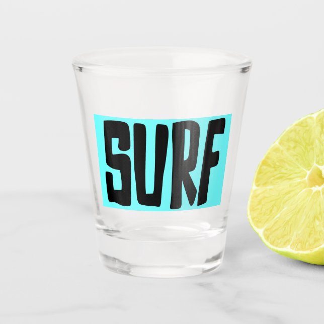 Verre A Shot SURF - la marque de Surf "Original", Est. 2025 (Devant)
