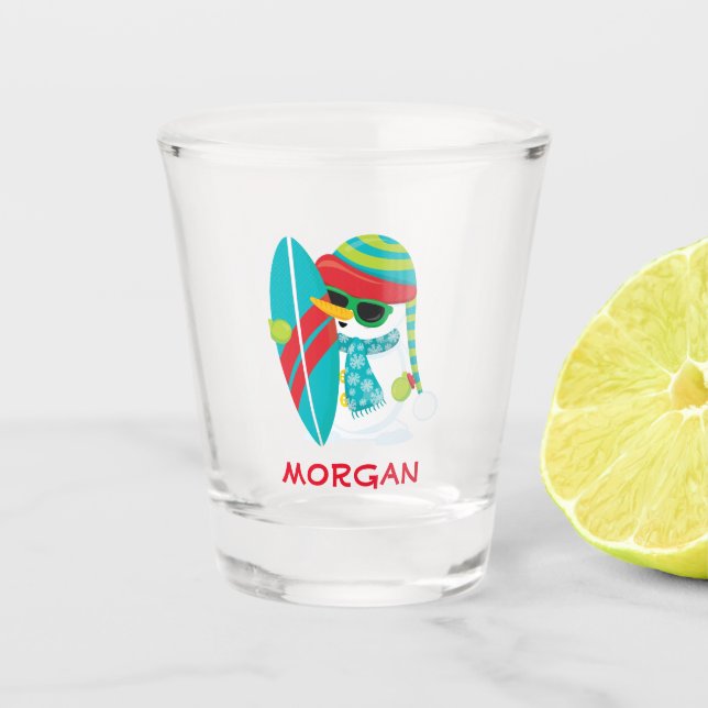 Verre A Shot Surf Snowman (Devant)