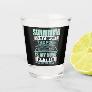 Verre A Shot Swimming Is My Sport The Pool Is My Home