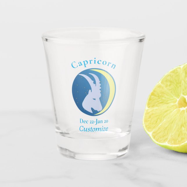Verre A Shot Symbole Capricorne Thunder_Cove (Devant)