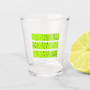 Verre A Shot Symbole cool 3 lignes Uniformité et harmonie col