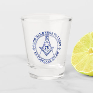 Verre A Shot Symbole de la franc-maçonnerie