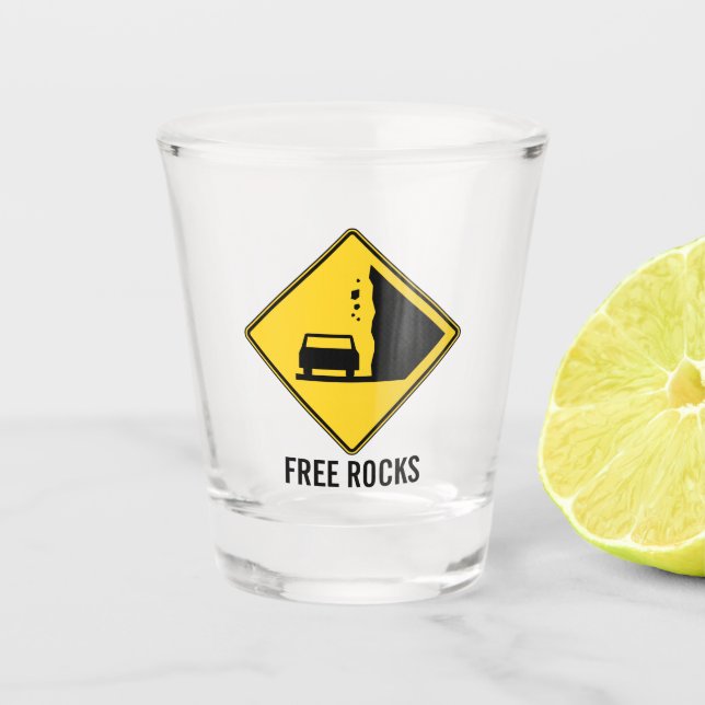 Verre A Shot Symbole de la route Free Rocks