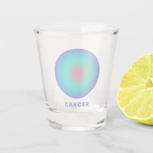 Verre A Shot Symbole du cancer Zodiaque Dégradé
