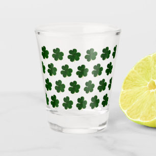 Verre A Shot Symbole irlandais St Patrick de l'Irlande de