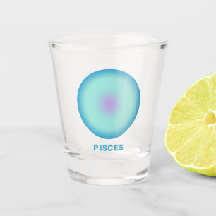 Verre A Shot Symbole Zodiaque Pisces Dégradé
