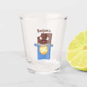 Verre A Shot Sympa chocolat chocolat bonbon bar personnage de d