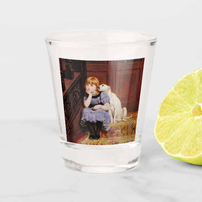 Verre A Shot Sympathie (par Briton Riviere) (Devant)