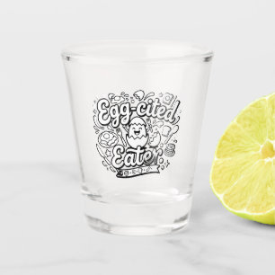 Verre A Shot T-shirt Petit déjeuner Œuf Frit Rigolo - Mangeur Œ