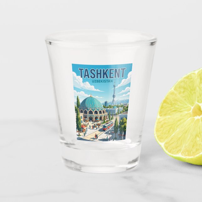 Verre A Shot Tachkent Ouzbékistan (Devant)