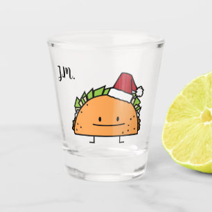 Verre A Shot Taco portant le Salsa de viande de coquille de