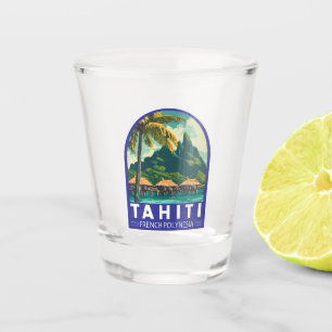 Verre A Shot Tahiti Polynésie Française Voyage Emblem