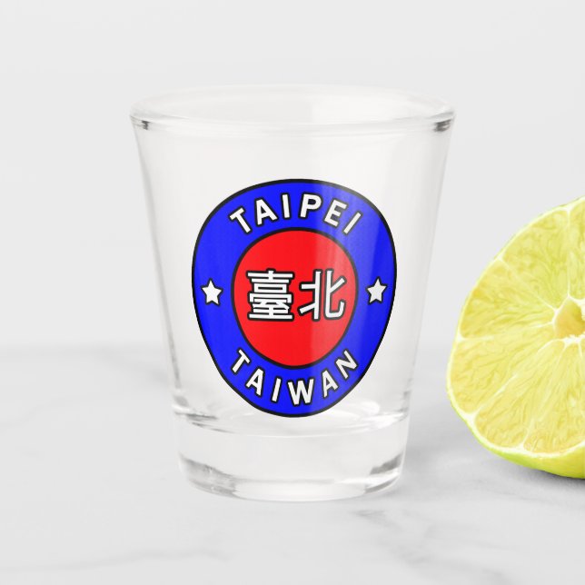 Verre A Shot Taipei Taïwan (Devant)