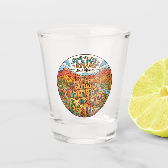 Verre A Shot Taos États-Unis (Devant)