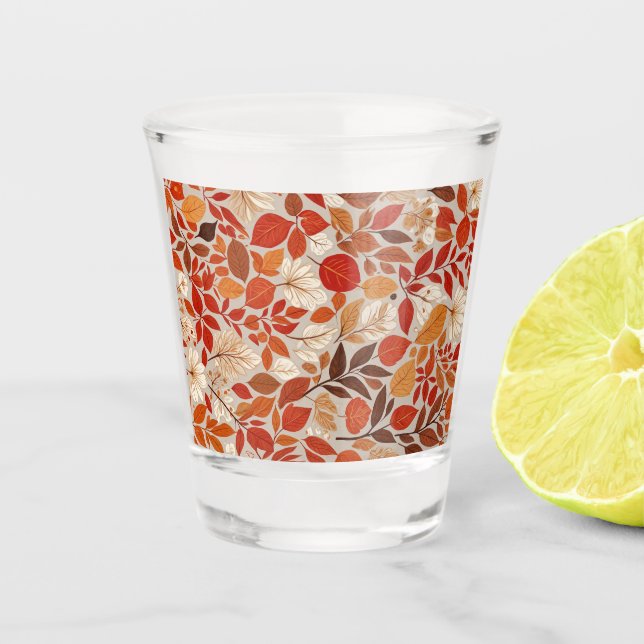 Verre A Shot Tapisserie d'automne (Devant)