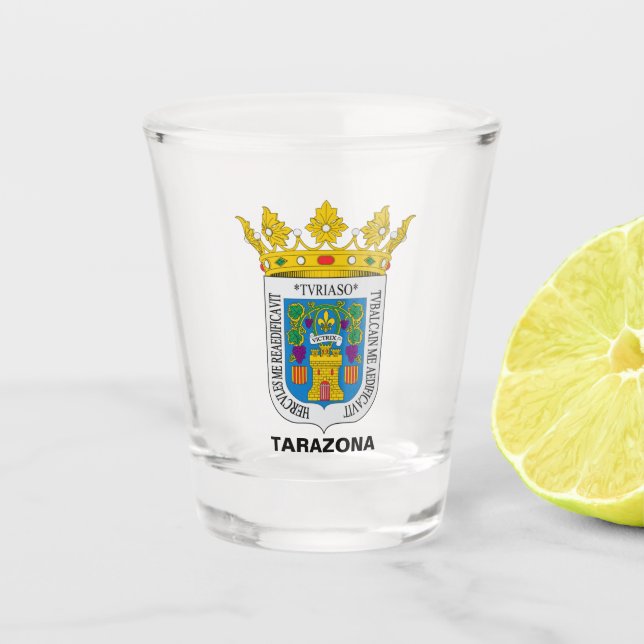Verre A Shot Tarazona (Aragon, Espagne), blason (Devant)