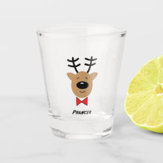 Verre A Shot Team Reindeer - Prancer