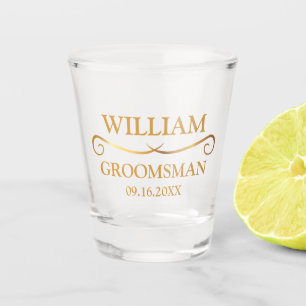Verre A Shot Témoin de mariage amusant