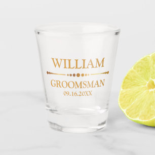 Verre A Shot Témoin de mariage amusant