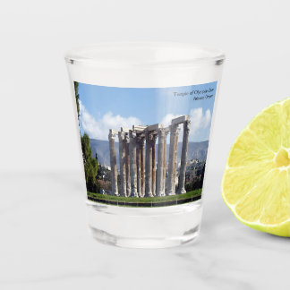 Verre A Shot Temple de Zeus Olympien