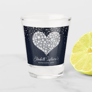 Verre A Shot Tenue de soirée en denim et diamants pour enterrem