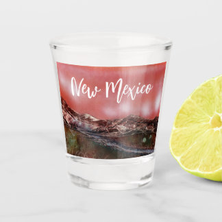 Verre A Shot Terre d'enchantement du Nouveau-Mexique