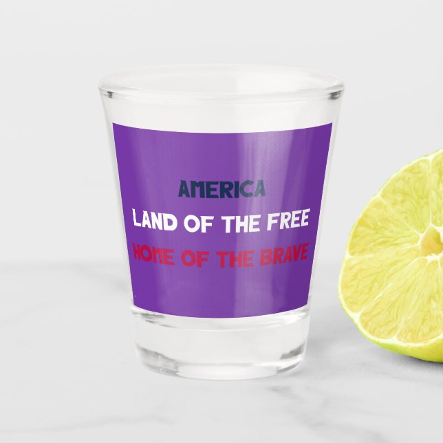 Verre A Shot Terre des Libres... (Devant)