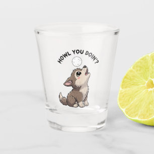 Verre A Shot "T'es à croquer ?" Joli Loup