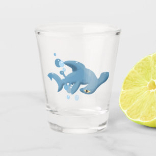 Verre A Shot Tête de caricature