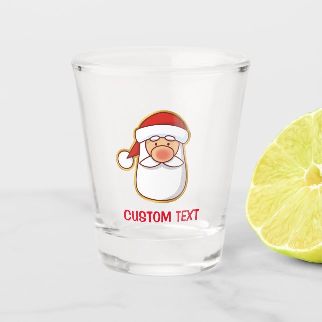 Verre A Shot Tête père Noël (Devant)
