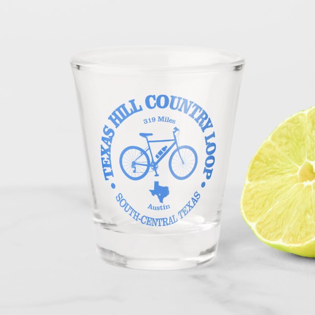 Verre A Shot Texas Hill Country (cyclisme) (Devant)