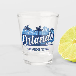 Verre A Shot Texte personnalisé Orlando Floride
