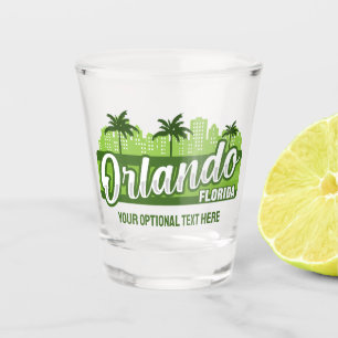 Verre A Shot Texte personnalisé Orlando Floride