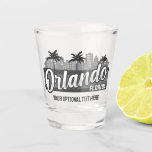Verre A Shot Texte personnalisé Orlando Floride