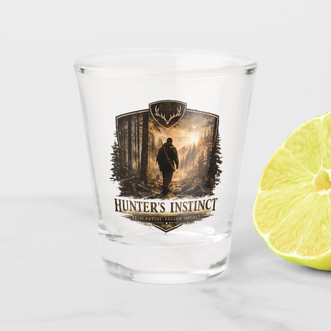 Verre A Shot The Hunter , Dans le silence sauvage  (Devant)
