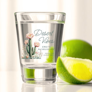 Verre A Shot Thème Désert pour Enterrement de Vie de Jeune Fill